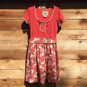 Modcloth Retro Umbrella Dress